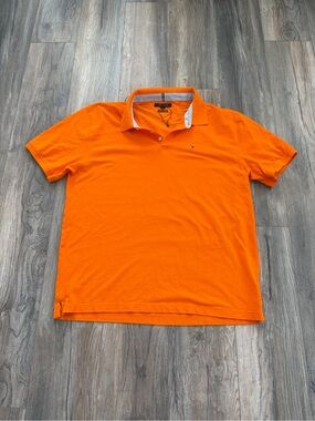 Tommy Hilfiger Orange Polo Shirt men’s XXXL